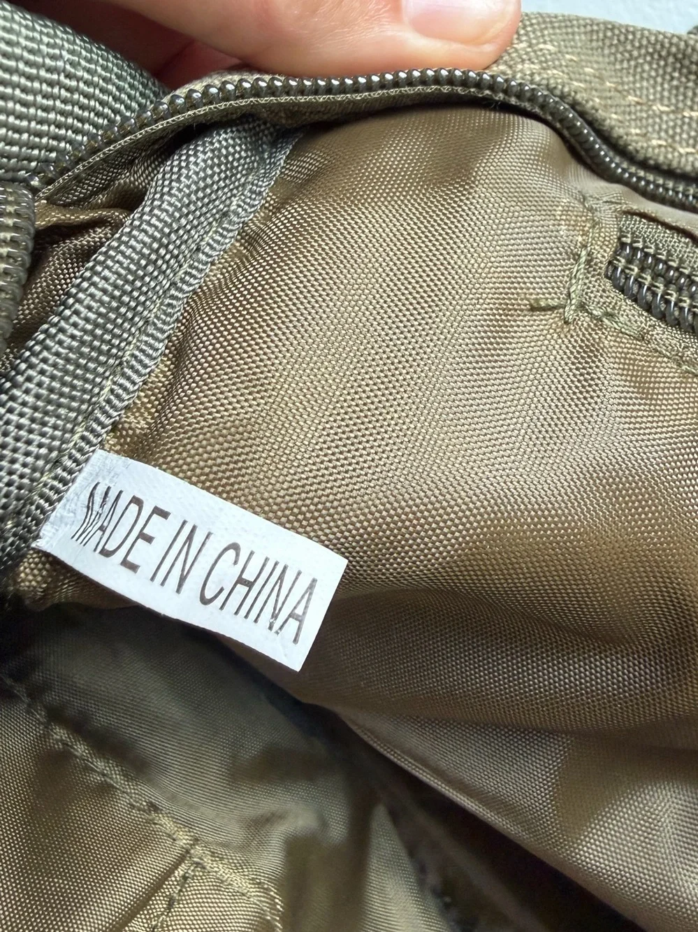 Olive Green Messenger Bag Small Canvas  Multi Storage Tactical Hunting Camping